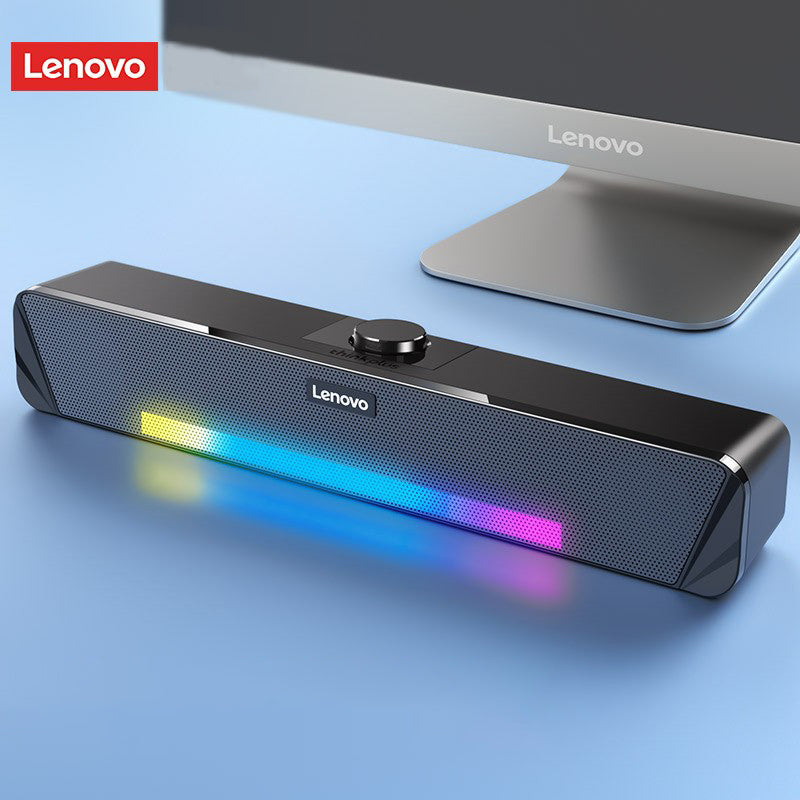 Lenovo Bluetooth Speaker ลำโพงคอมพิวเตอร์ ARGB Bluetooth Speaker