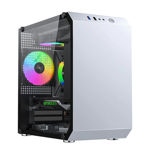Sumtax VP100 desktop computer case, personalized mini MATX tempered glass, full side see-through, all-aluminum alloy computer case