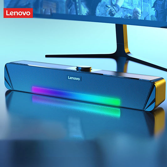 Lenovo Bluetooth Speaker ลำโพงคอมพิวเตอร์ ARGB Bluetooth Speaker