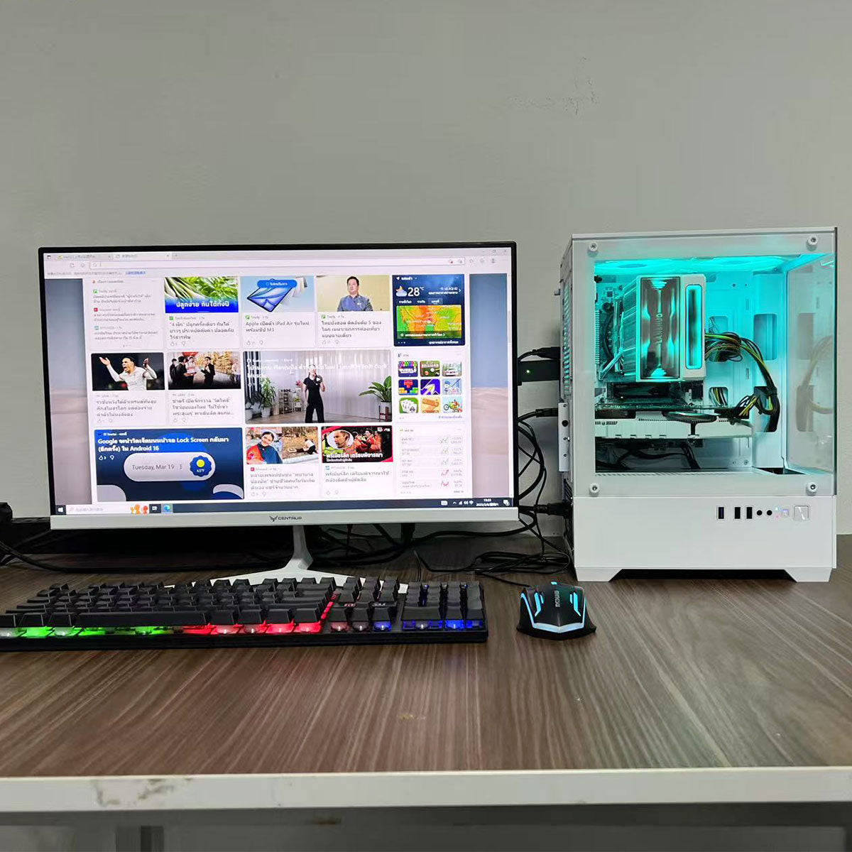 第十四代i3-14100F DDR4 3200 16G M.2 1TB H610M主板 GTX1030 2G RTX2060 8G
