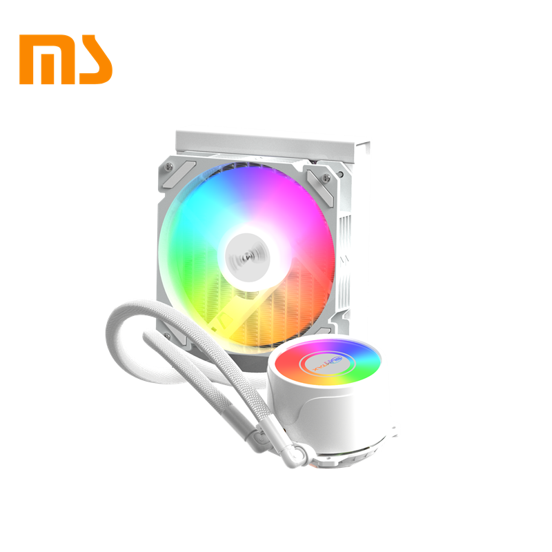 SUMTAX ชุดน้ำระบบปิด Tsunami 120 240 360 Unlimited Deep Space Lighting ARGB Multi-platform CPU Liquid Cooler รับประกันสินค้า 2 ปี White