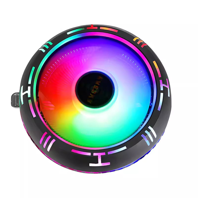หม้อน้ำคอมพิวเตอร์เดสก์ท็อปคอมพิวเตอร์ความดันลงพัดลม CPU 1155amd775 Air Cooling 1151AM4 Super 1150 เงียบ