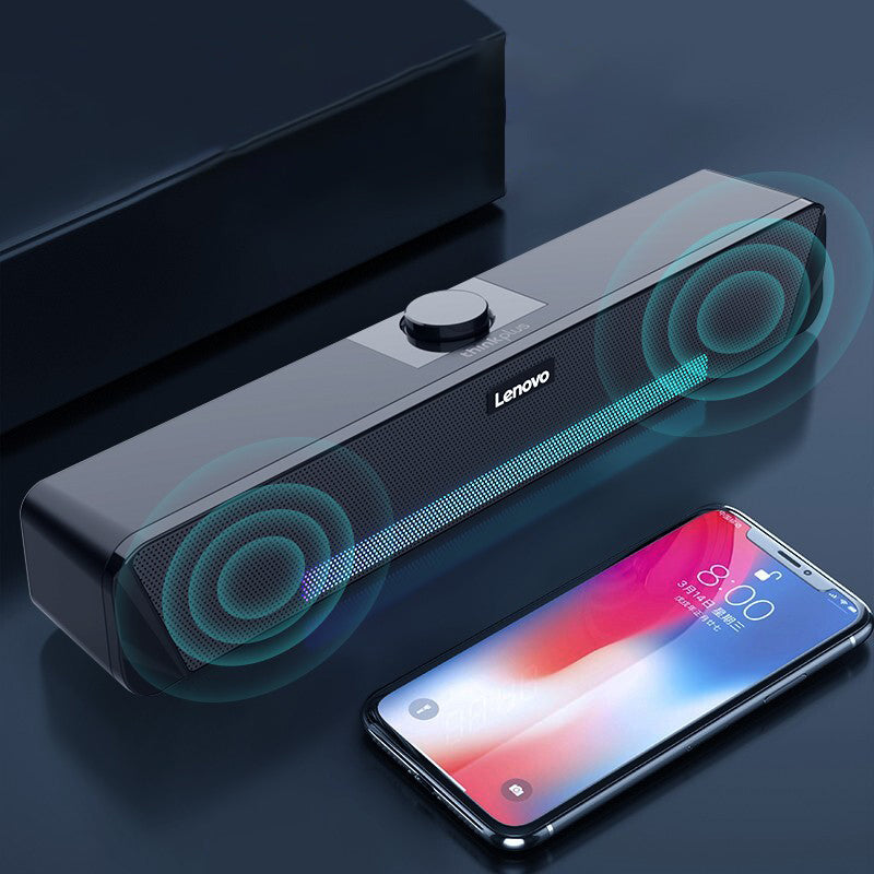 Lenovo Bluetooth Speaker ลำโพงคอมพิวเตอร์ ARGB Bluetooth Speaker