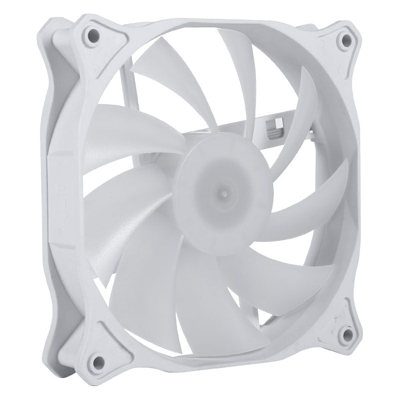 Ice crystal white computer case fan 12CM case cooling fan led fantasy case fan