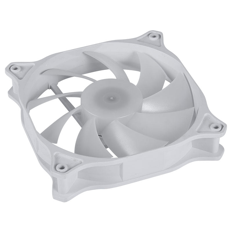 Ice crystal white computer case fan 12CM case cooling fan led fantasy case fan