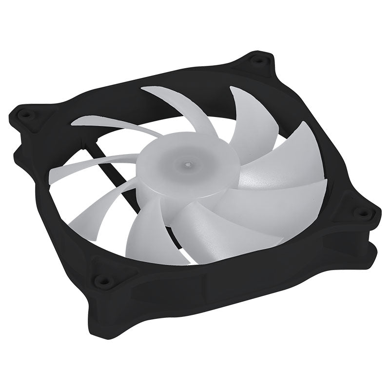 Ice crystal white computer case fan 12CM case cooling fan led fantasy case fan