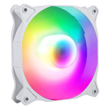 Ice crystal white computer case fan 12CM case cooling fan led fantasy case fan