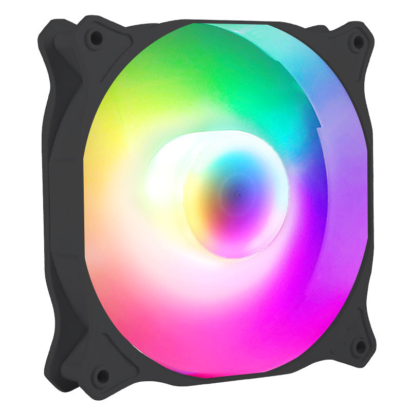 Ice crystal white computer case fan 12CM case cooling fan led fantasy case fan