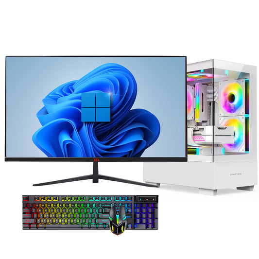 25英寸全套 英特尔® 酷睿™ i5-12400F I5-13400F DDR4 16G M.2 512G RTX3050 6GB独立显卡 游戏直播电脑