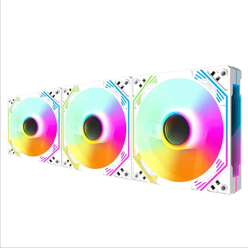 魔镜第四代电脑风扇12cmARGB散热风扇温控神光主板同步静音风扇
