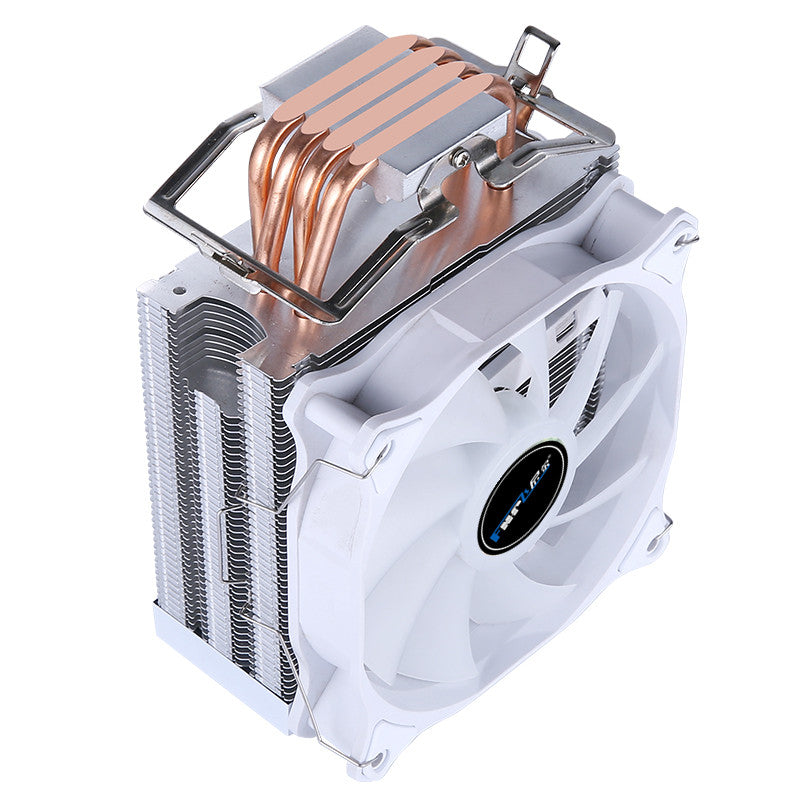 Ice Blade 600 12CM 4 Steel Tube CPU Cooling Fan Universal Intel AMD CPU Black/White