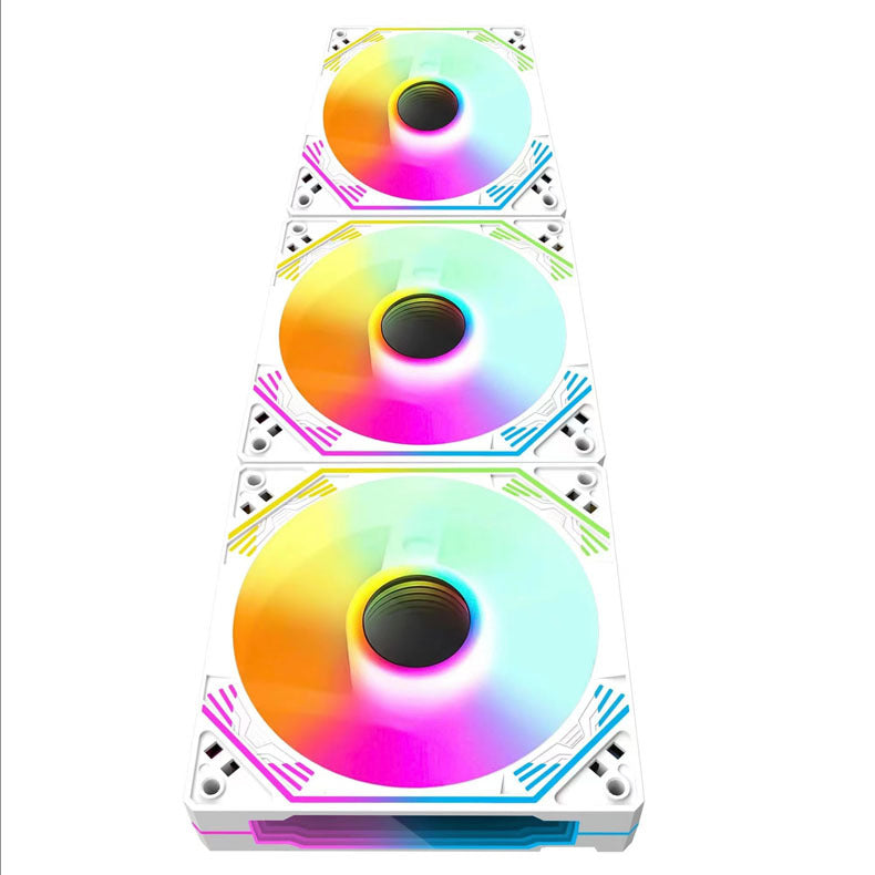 魔镜第四代电脑风扇12cmARGB散热风扇温控神光主板同步静音风扇