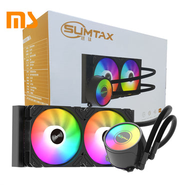 SUMTAX ชุดน้ำระบบปิด Tsunami 240 360 Unlimited Deep Space Lighting ARGB Multi-platform CPU Liquid Cooler รับประกันสินค้า 2 ปี
