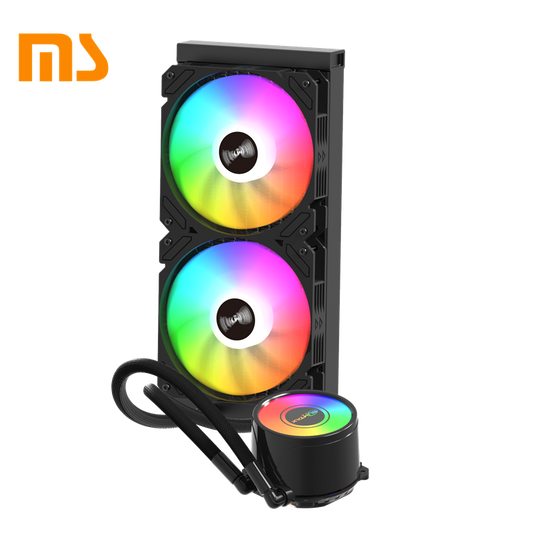 SUMTAX ชุดน้ำระบบปิด Tsunami 240 360 Unlimited Deep Space Lighting ARGB Multi-platform CPU Liquid Cooler รับประกันสินค้า 2 ปี