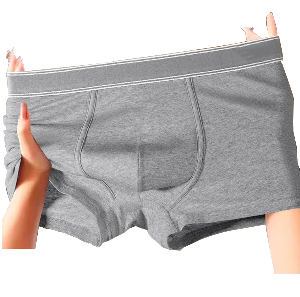 HELLO กางเกงบ็อกเซอร์ชายสีพื้นราคาส่ง