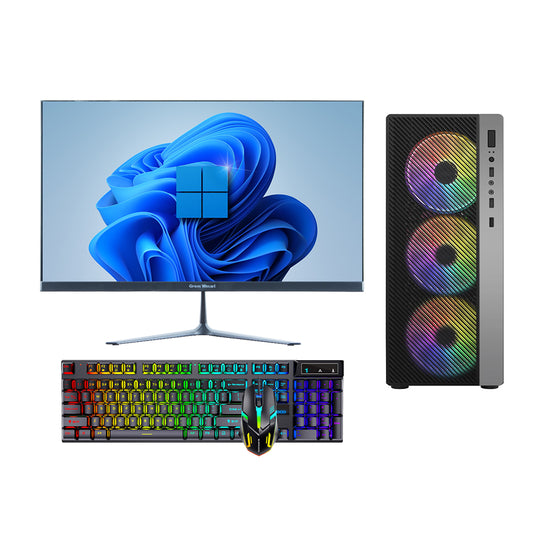 Thailand e-commerce popular 25-inch full set Intel® i3-12100F processor DDR4 16GB SSD 756GB GT610 independent graphics desktop computer