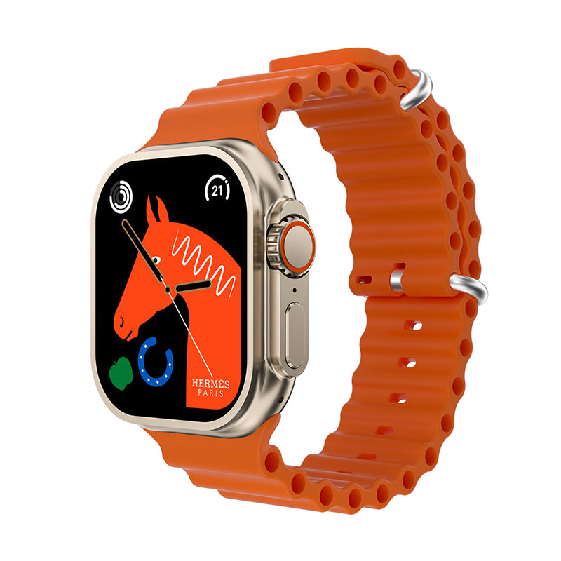 Apple Watch Ultra SmartWatch S8 Ultra T10 Ultra นาฬิกาสมาร์ท นาฬิกาสมาร์ทสำหรับนักเรียน APP 49 มม., สกรูจริง, สแน็ปจริง, แอปเปิ้ลเดียวกัน 1: 1 สมาร์ทนาฬิกา New 2023