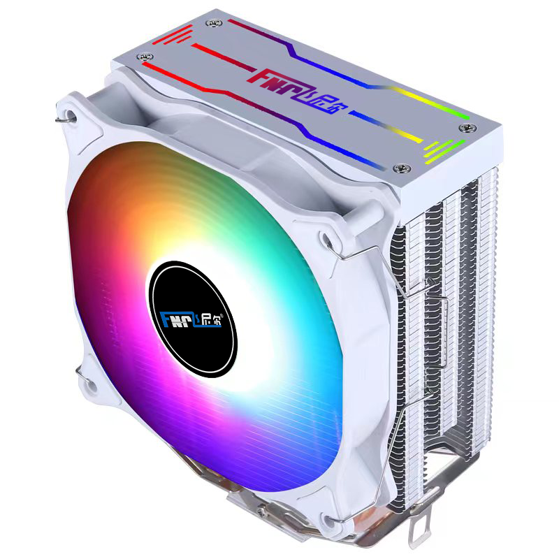 Ice Blade 600 12CM 4 Steel Tube CPU Cooling Fan Universal Intel AMD CPU Black/White