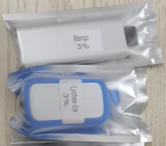 E-cigarette oil 10 ml. (8000 puffs) four flavors