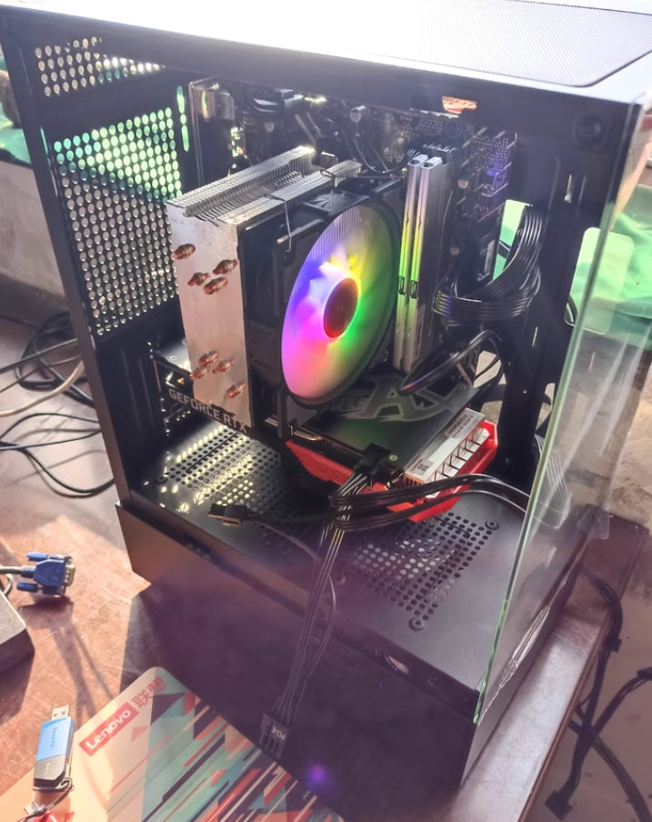 24 英寸全景房 144HZ Intel® i3-10100F 处理器四核八线程 DDR4 16GB SSD 1TB 独立显卡 GTX1030 第十代游戏电脑