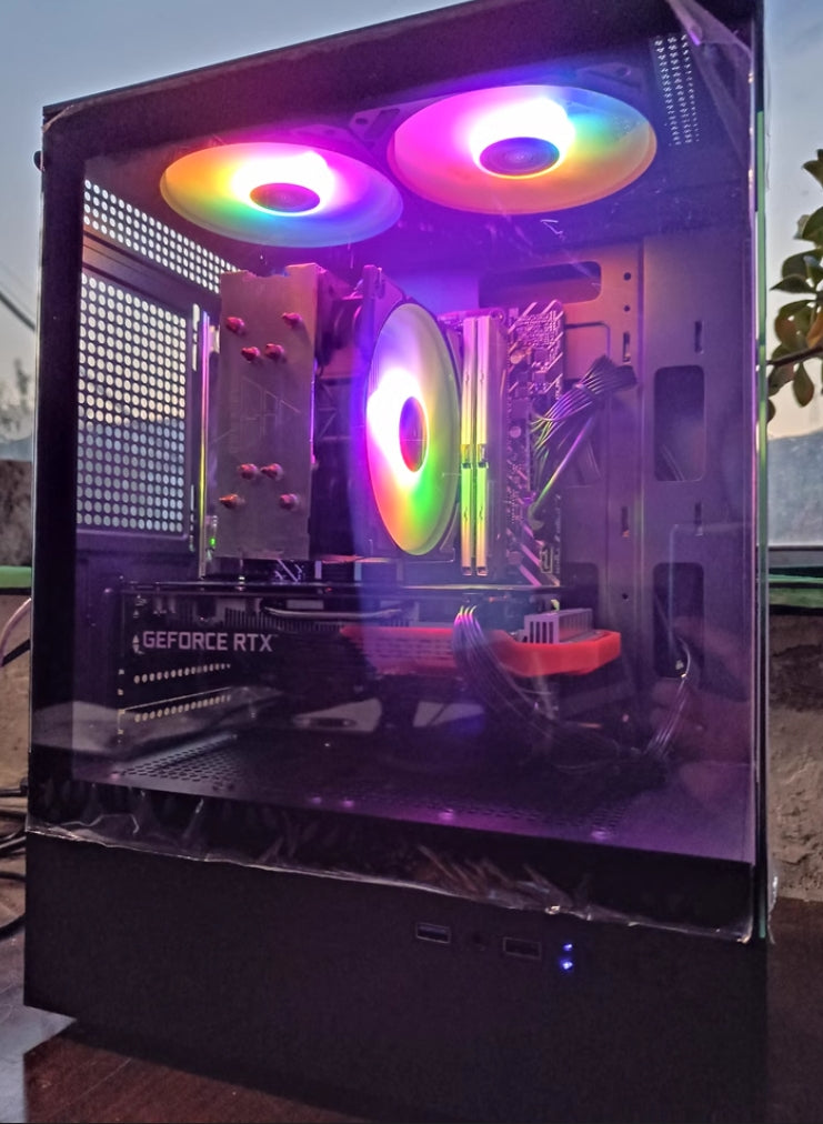 24 英寸全景房 144HZ Intel® i3-10100F 处理器四核八线程 DDR4 16GB SSD 1TB 独立显卡 GTX1030 第十代游戏电脑