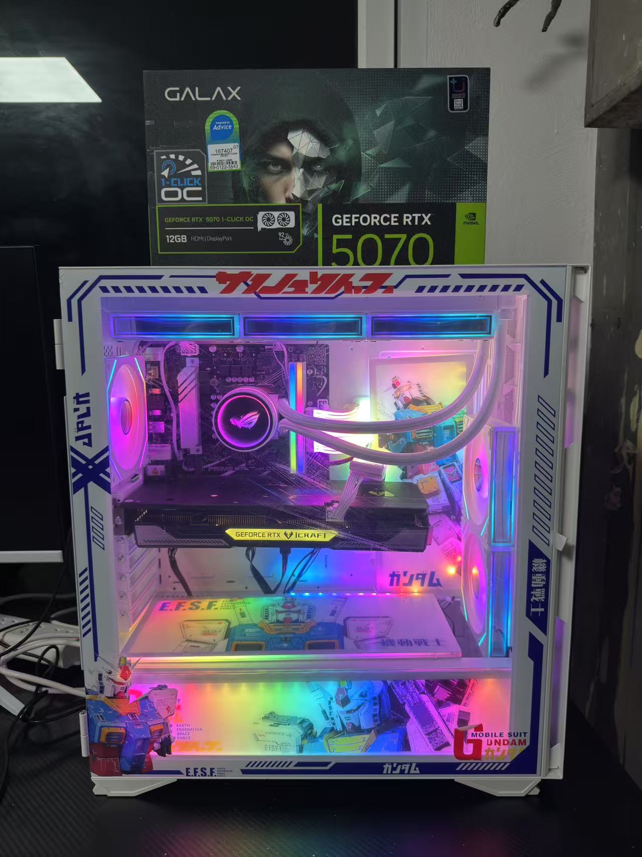 泰国 英特尔酷睿i9-14900KF二十四核 内存32G 1TB RTX 3060 Ti-RTX5070 游戏 爱国者游戏弹丸电脑主机