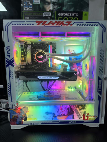 泰国 英特尔酷睿i9-14900KF二十四核  内存32G 1TB RTX 3060 Ti-RTX5070 游戏 爱国者游戏弹丸电脑主机