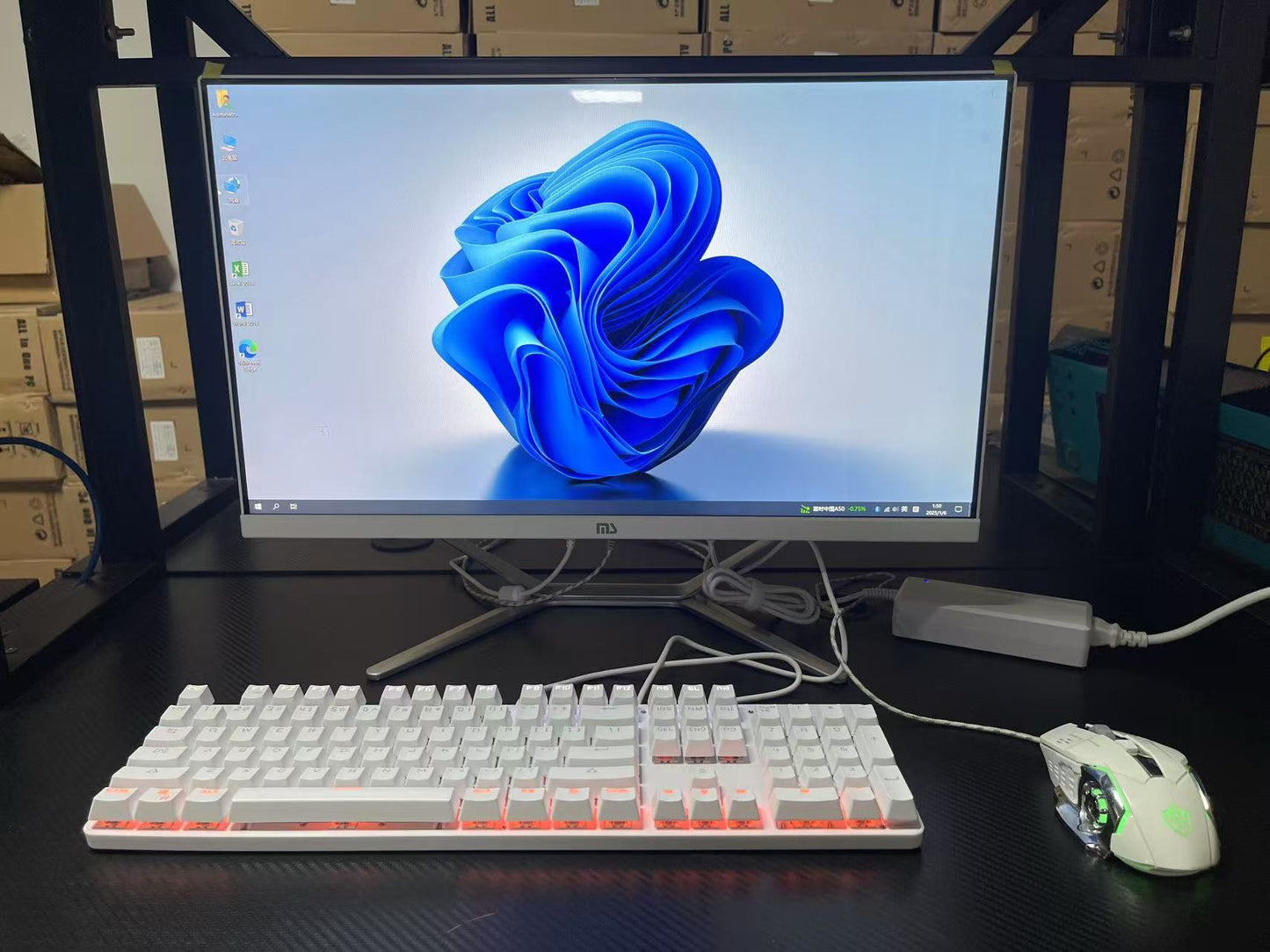 泰国铭速 全新24寸超薄款 杰微H610主板 i7-12700 16G-D4/ M.25 512G固态硬盘 集成显卡