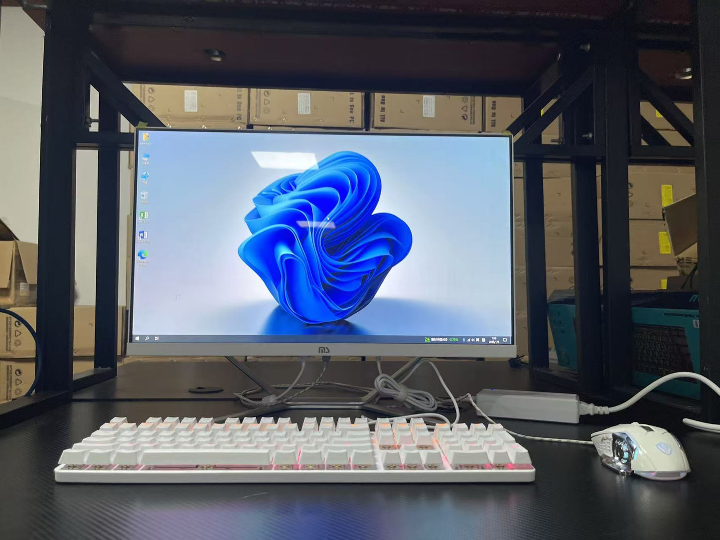 泰国铭速 全新24寸超薄款 杰微H610主板 i7-12700 16G-D4/ M.25 512G固态硬盘 集成显卡