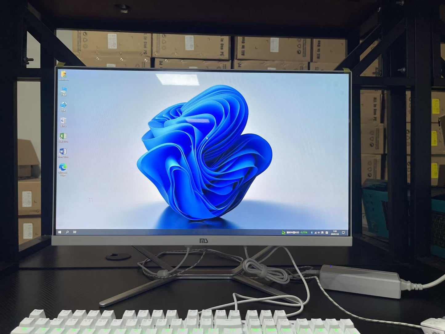 泰国铭速 全新24寸超薄款 杰微H610主板 i7-12700 16G-D4/ M.25 512G固态硬盘 集成显卡