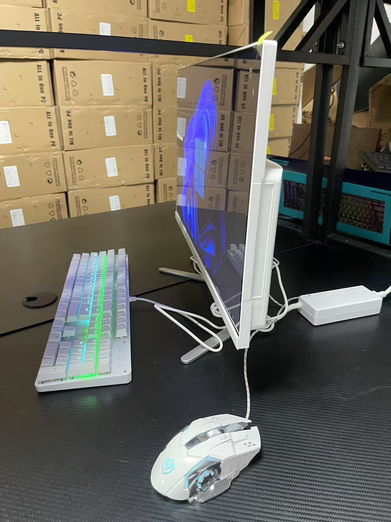 泰国铭速 全新24寸超薄款 杰微H610主板 i7-12700 16G-D4/ M.25 512G固态硬盘 集成显卡