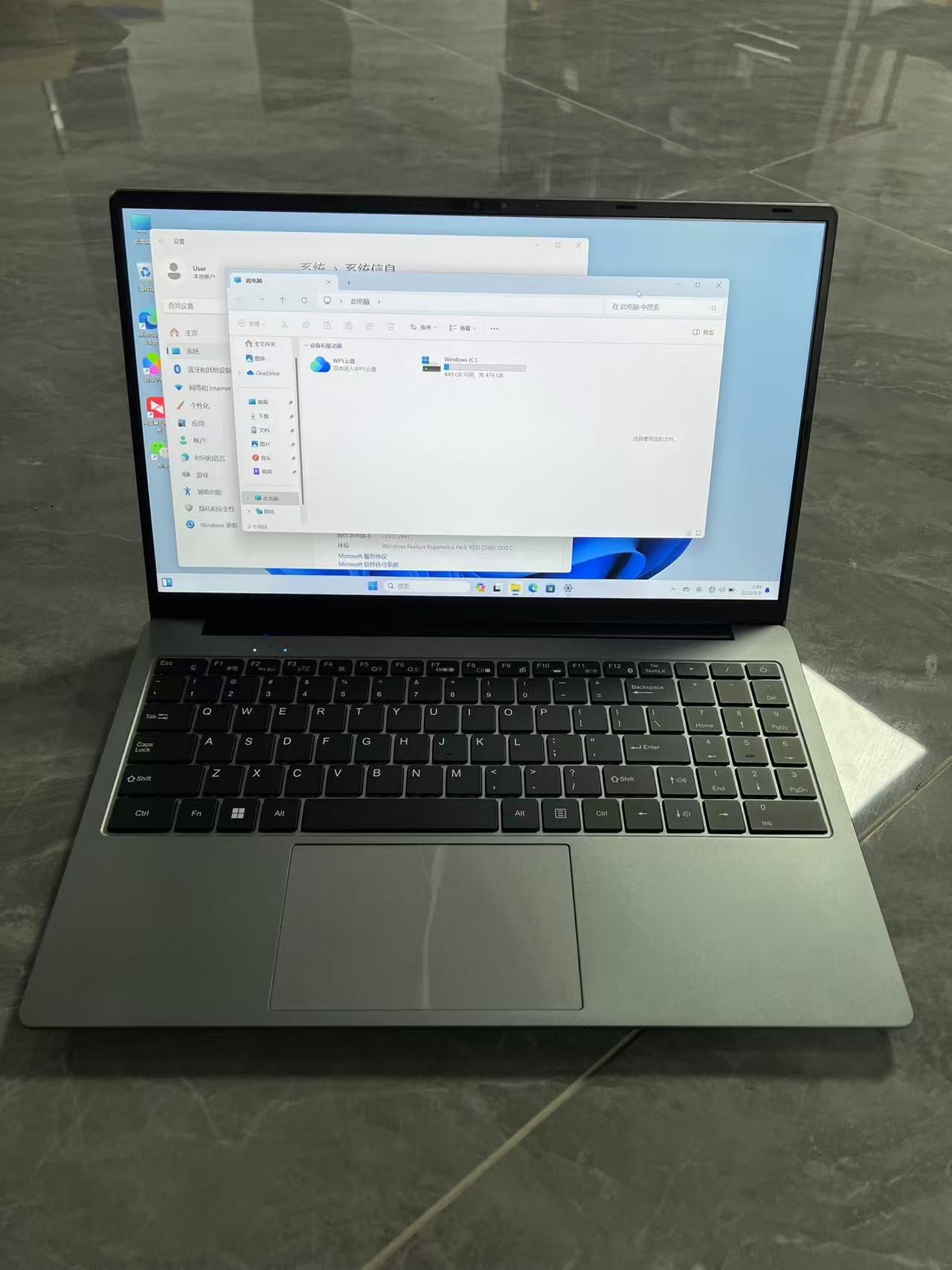 全新 长城15.6英寸笔记本电脑Intel 酷睿i7 5700U RAM 16GB内存 M.2 256GB固态硬盘 核显 中高端 办公笔记本电脑