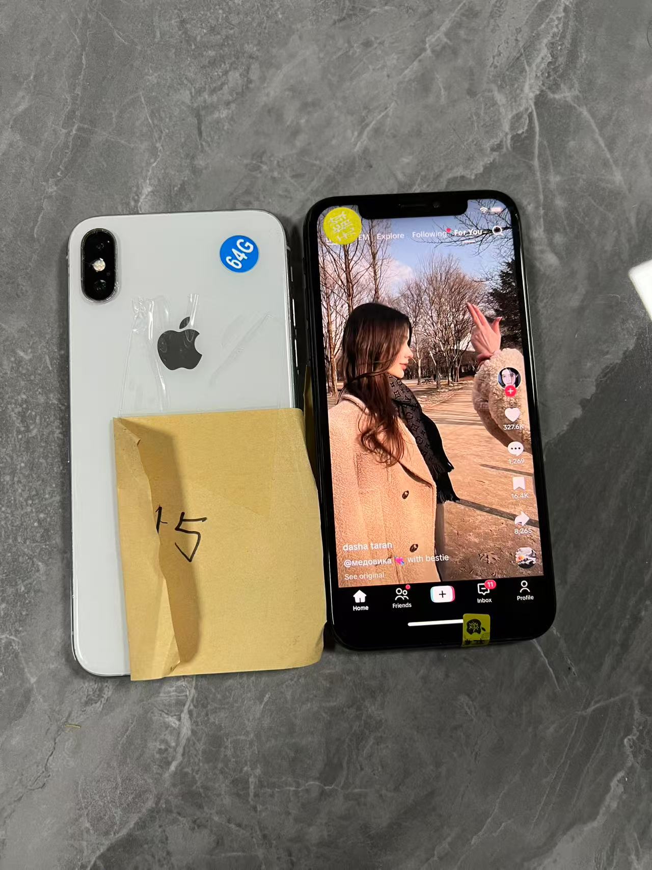 苹果iPhone X 64G(无面容ID)后置双摄,超大全面屏 泰国曼谷现货19台