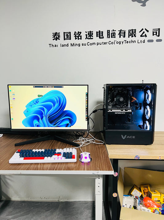 Nearly new machine AMD Ryzen 5 4500 6-Core DDR4 3200 16G M.2 256GB Gigabyte A520M RTX 3050