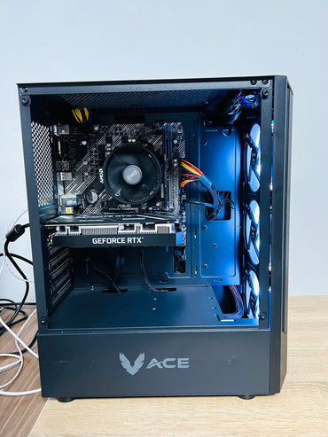 Nearly new machine AMD Ryzen 5 4500 6-Core DDR4 3200 16G M.2 256GB Gigabyte A520M RTX 3050