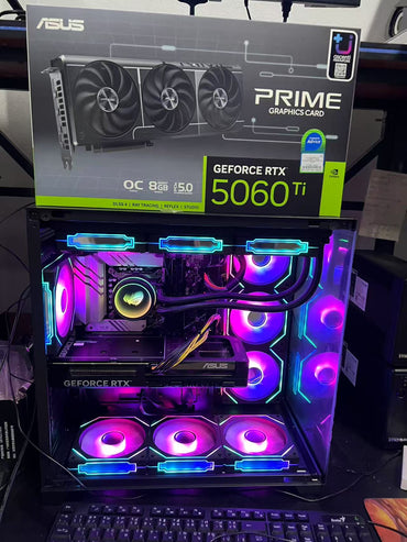 15-14600KF 32GB 华硕 B760M 1TB 华硕RTX5060TI 8G AI直播游戏电脑主机