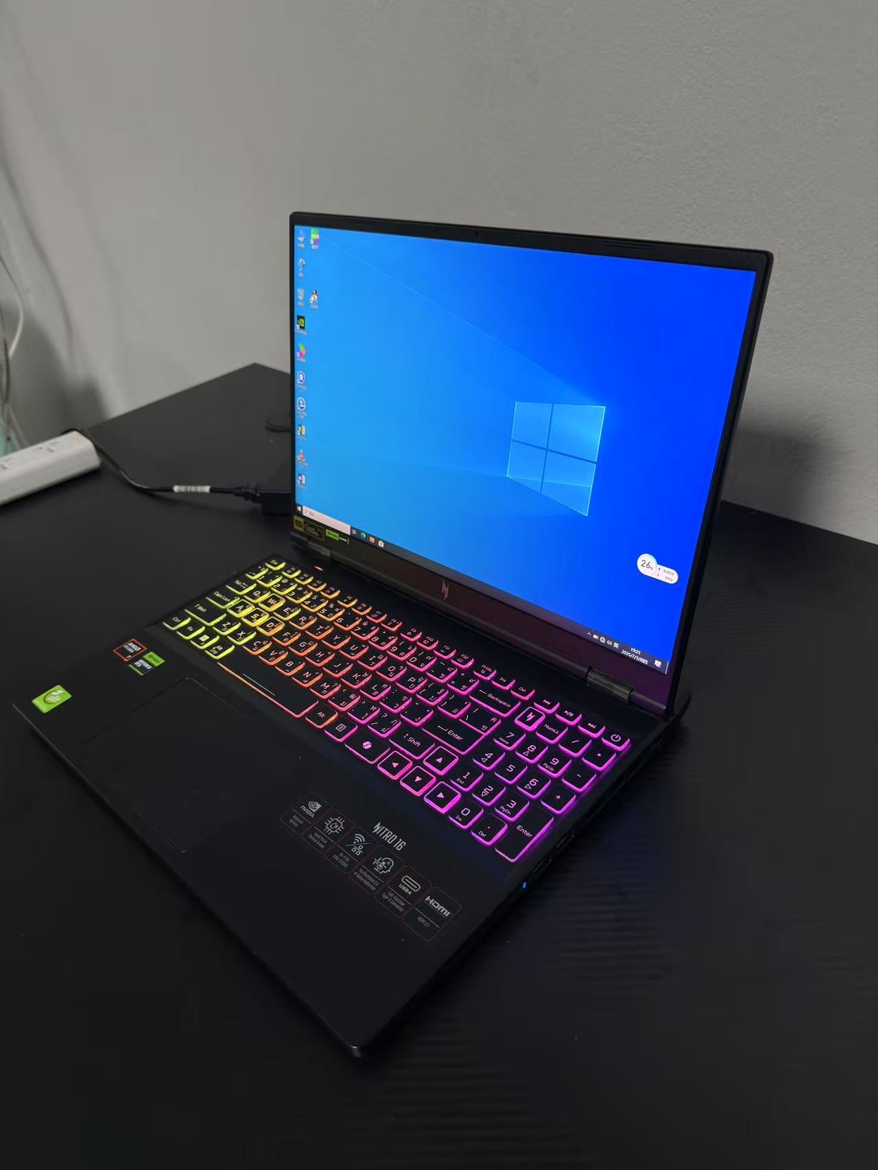 Acer/宏碁 暗影骑士·龙AMD 新锐龙 Ryzen 7 8845HS 16英寸 RTX4050独显直连高色域165Hz高刷屏2.5K游戏笔记本电脑
