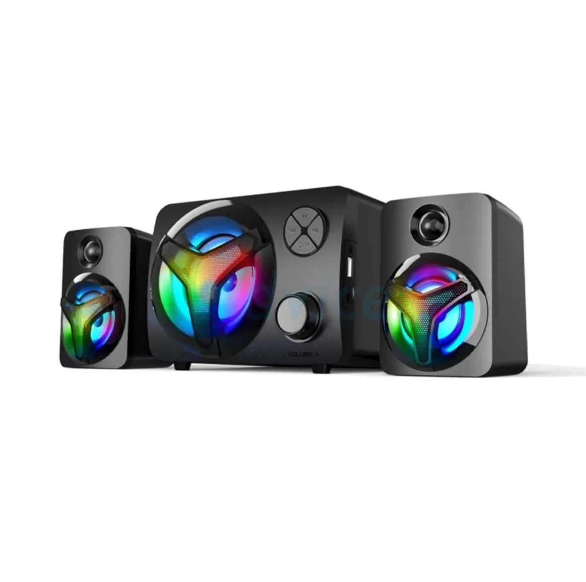 (2.1)MICROLAB 扬声器(U210)电脑音箱 黑色