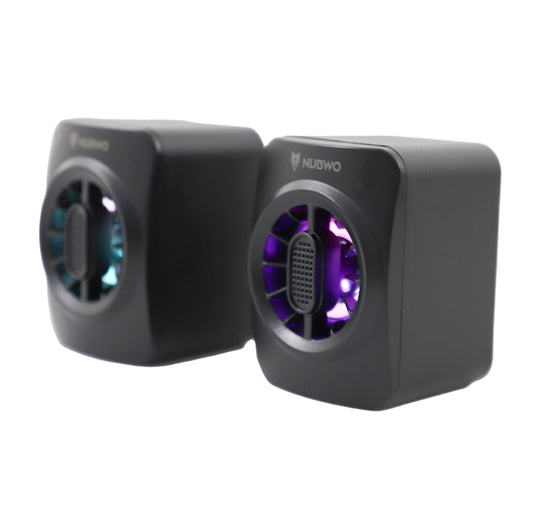 (2.0) NUBWO 扬声器 (NS54) 小电脑音箱 黑色