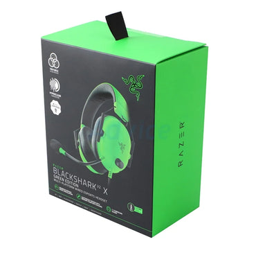 雷蛇黑鲨 V2 X 绿轴 2.1 耳机 电竞电脑耳机