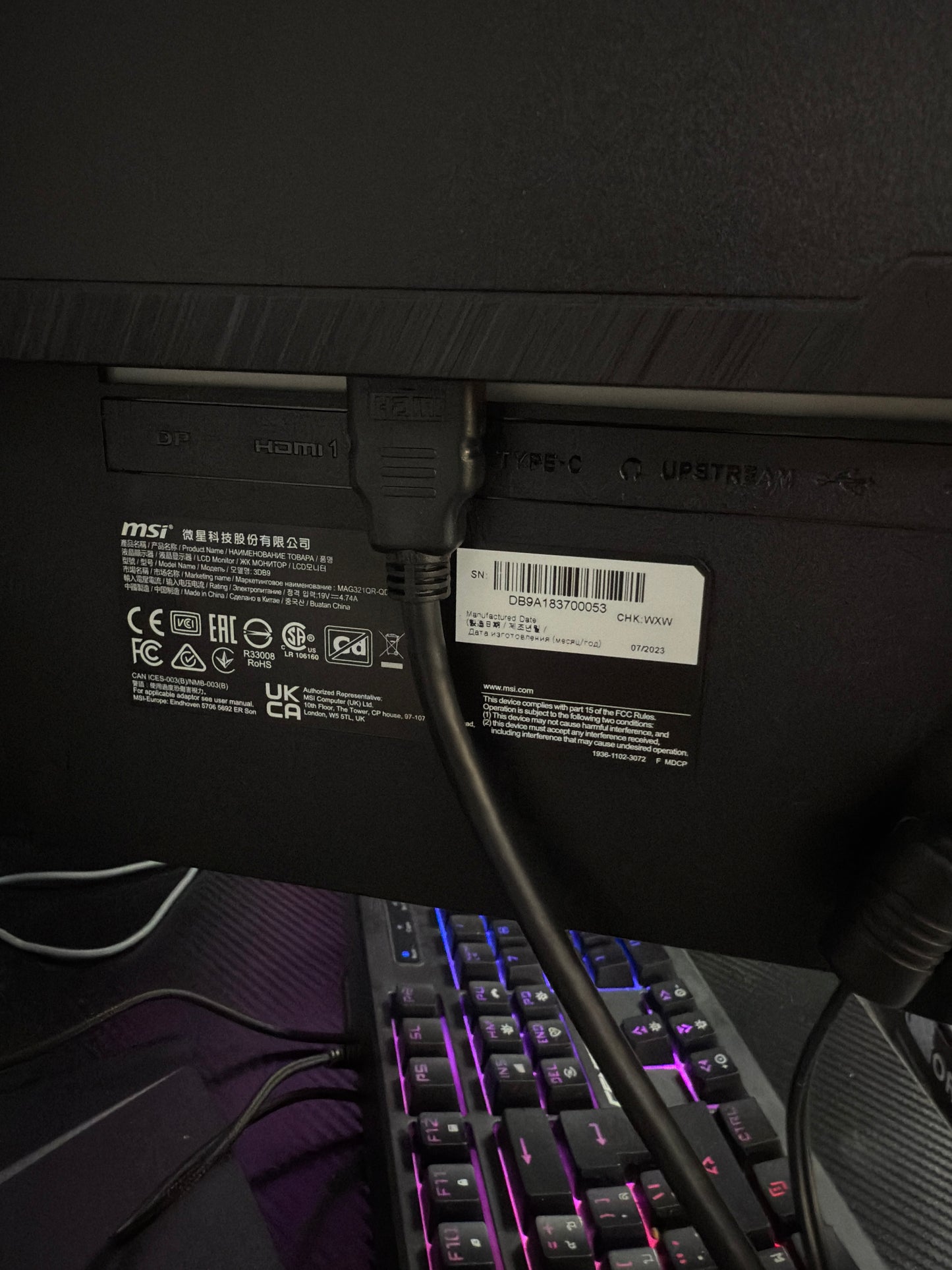 Second-hand quasi-new machine 32-inch 4K 165HZ ASUS ROG 13th generation i9-13900KF 24-core Z790 2TB ASUS ROG 4090 24GB