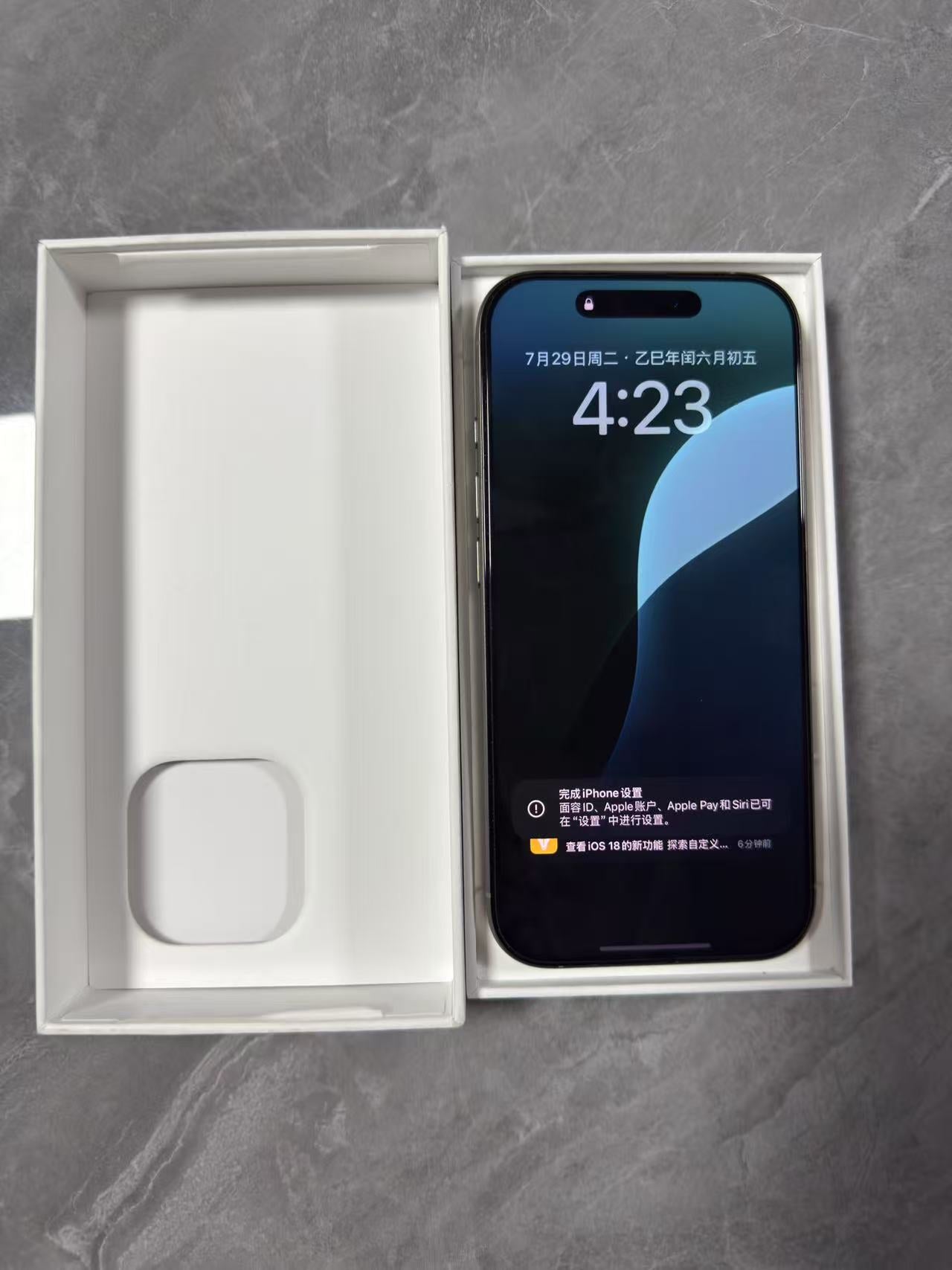 Almost new Apple iPhone 16 Pro 128GB, activated for 1 month, China-made, Thailand delivery available