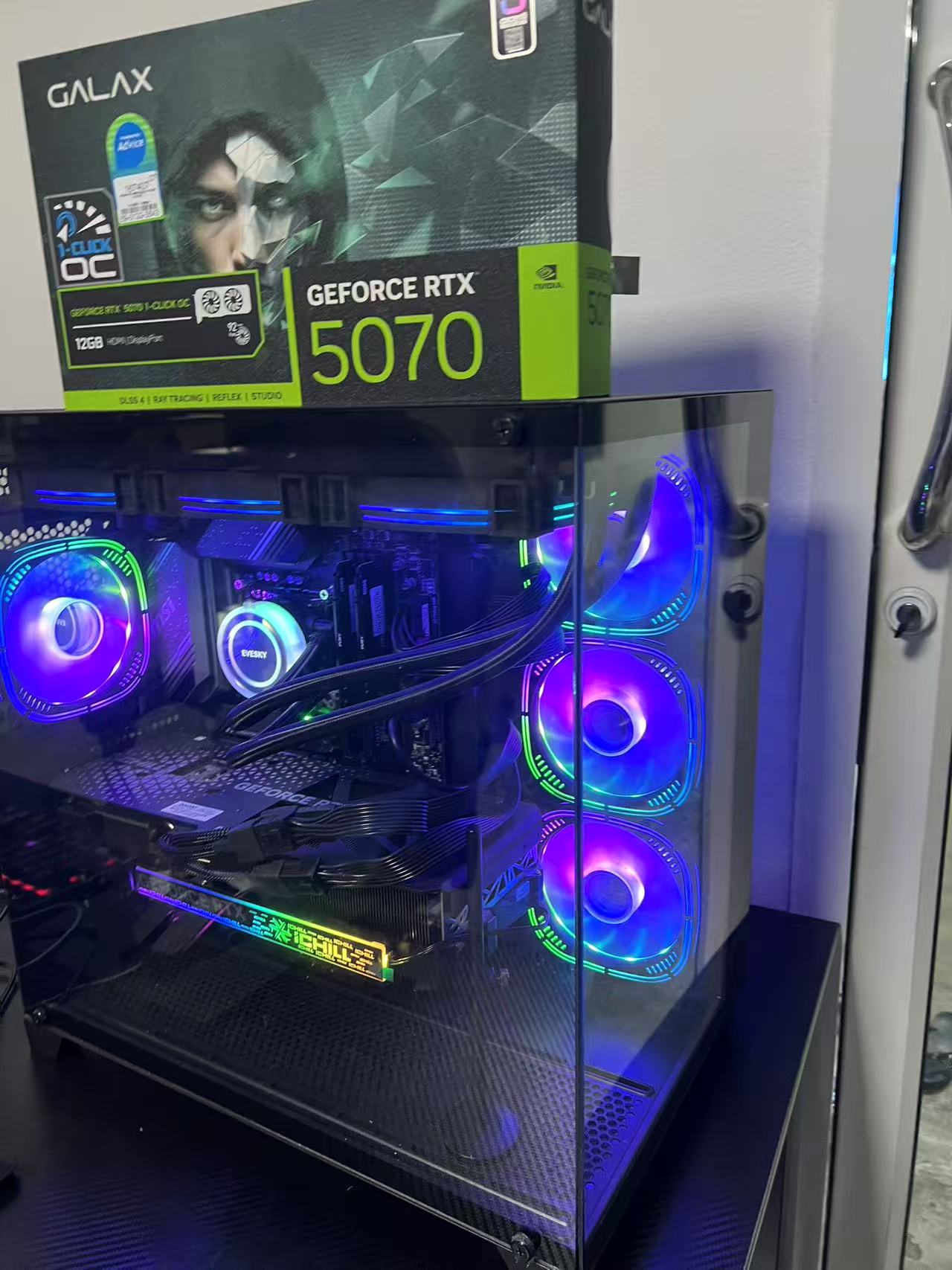 14th Gen Core i7-14700F 20-core DDR5 64GB M.2 1TB HDD MSI B760 GeForce RTX5070 12GB กราฟิก