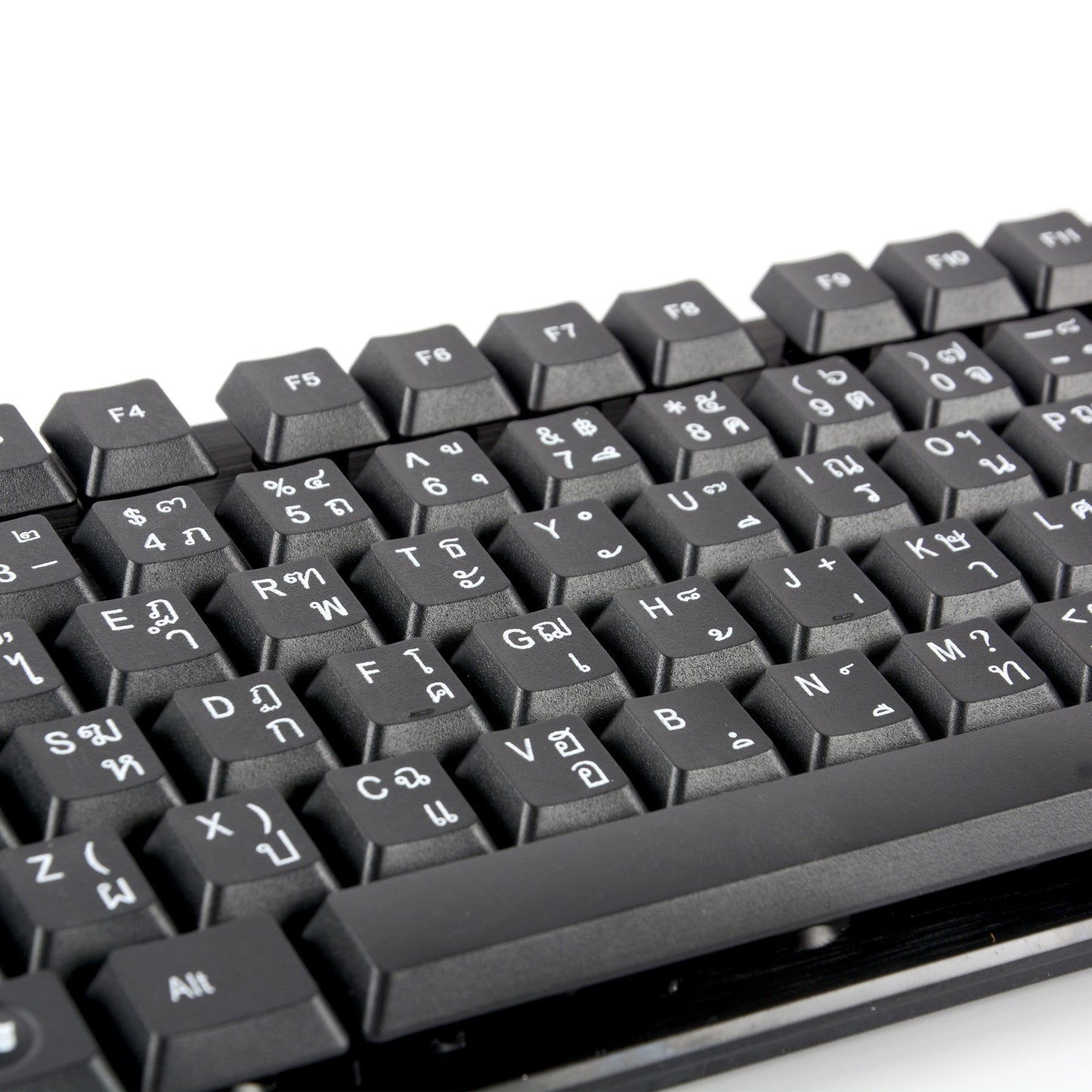 ชุดคีย์บอร์ดและเมาส์ไร้สาย Mingsu TJ 808 คีย์บอร์ดและเมาส์ภาษาไทยไร้สาย 2.4G