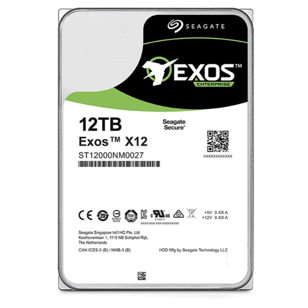 Seagate EXOS 12TB hard drive HDD Seagate's new 12TB hard drive HDD