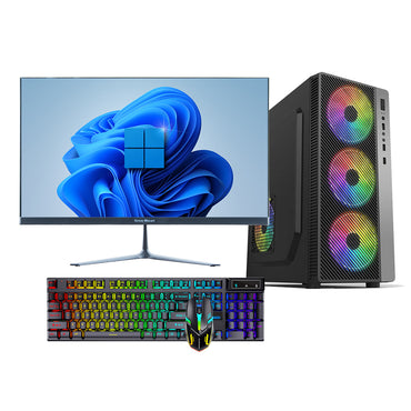 Thailand e-commerce popular 25-inch full set Intel® i3-12100F processor DDR4 16GB SSD 756GB GT610 independent graphics desktop computer