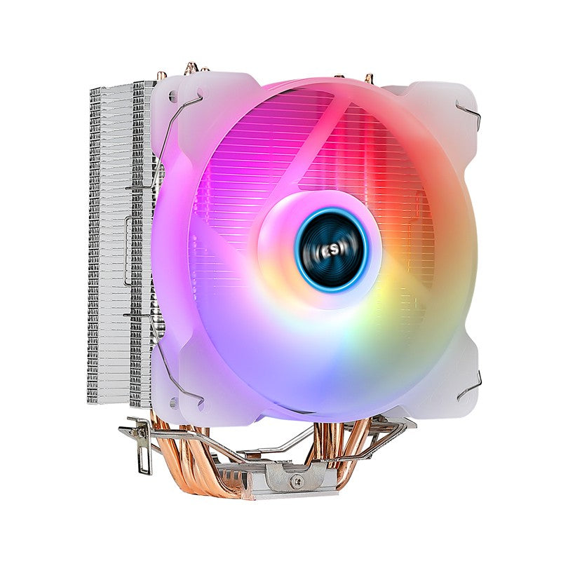EVESKY ice tower 100 dual fan radiator 4 copper tube dual fan cpu fan