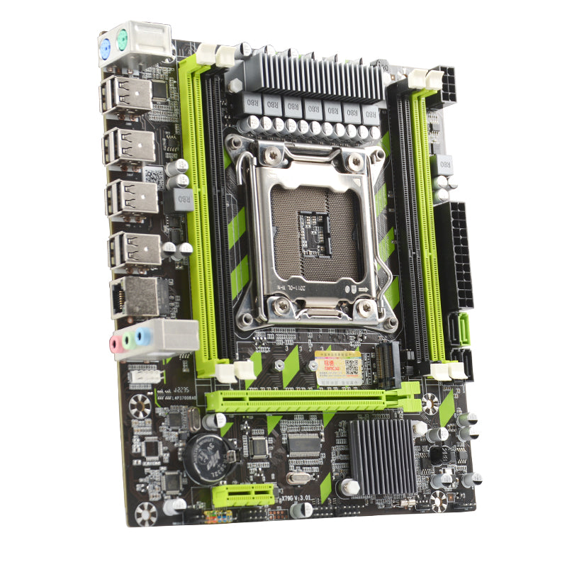 Mingsu X79 DDR3 LGA 2100 four memory interface gaming computer motherboard supports M.2 solid state drive 1000M X79 motherboard