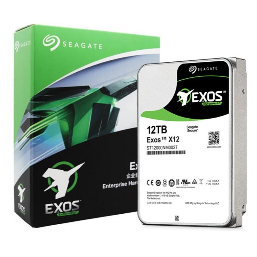 Seagate EXOS 12TB hard drive HDD Seagate's new 12TB hard drive HDD