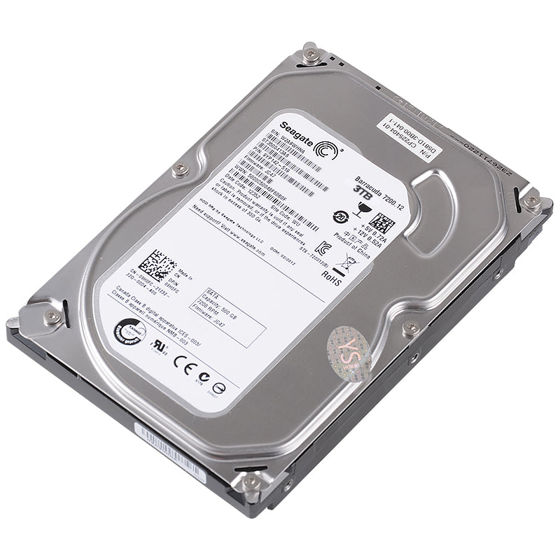 希捷企业级3TB机械硬盘 64MB 7200RPM CMR立式SATA服务器/电脑硬盘NAS机械硬盘